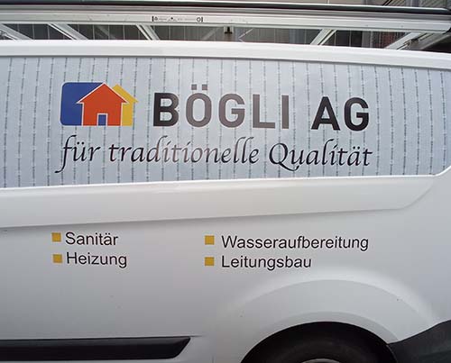 wasseraufbereitung boegli ag Bögli AG Haustechnik Firmenfahrzeug - Spezialist für Wasseraufbereitung seit mehr als 25 Jahren